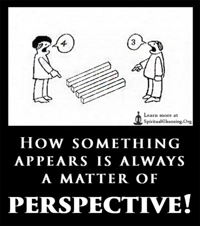 How something appears is always a matter of perspective!