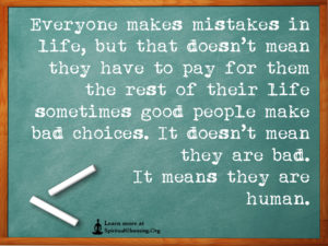 Everyone makes mistakes in life, but that doesn’t mean they have to pay for them the rest of their