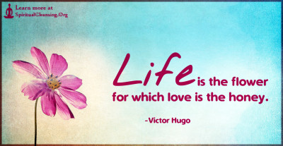 Life is the flower for which love is the honey.