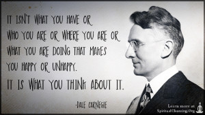 It isn't what you have or who you are or where you are or what