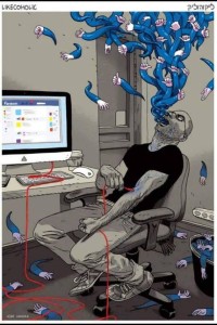 Addiction to social networks