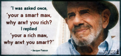 “I was asked once, 'your a smart man, why arnt you rich