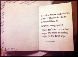 Stories never really end...even if the books like to pretend they do.